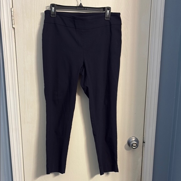 Counterparts Pants - Counterparts Navy Ankle Pants